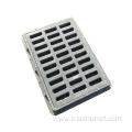 Black nodular cast iron ditch cover drain grille